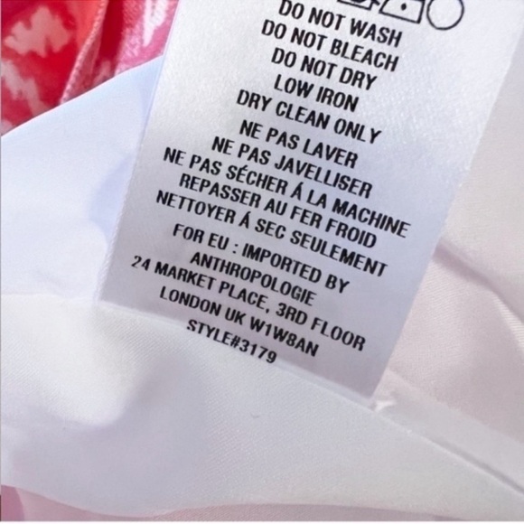 Anthropologie x Hutch Kasi Jacquard Mini Skirt Size 4 Pink Lined NEW MSRP $128 - Picture 10 of 10